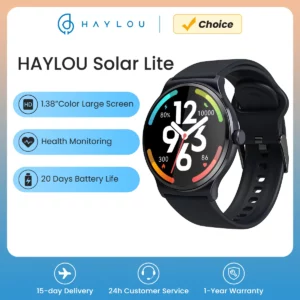 HAYLOU-Solar Lite relógio inteligente